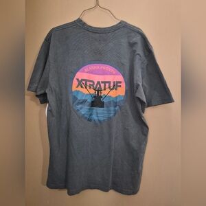 XTRATUF Men's Gray Short Sleeve Tee Medium